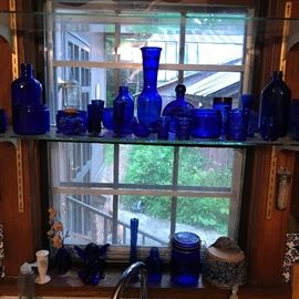 Love blue? We have beautiful glass vintage and contemporary.