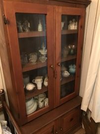 Great kitchen cupboard- full of great items.