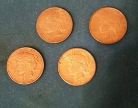 sample of the coin collection