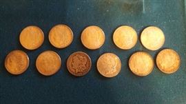sample of the many coins in this collection