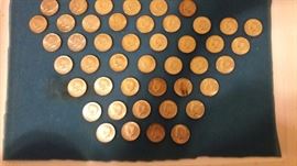 samples of the many coins in this collection