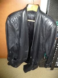 LEATHER COAT