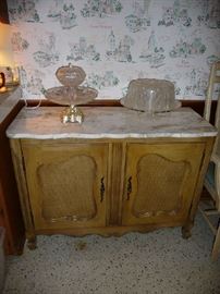 BUFFET W/MARBLE TOP