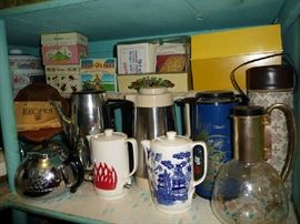 COFFEE POTS, RECIPE HOLDERS