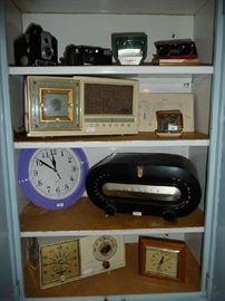 CLOCKS, RADIOS
