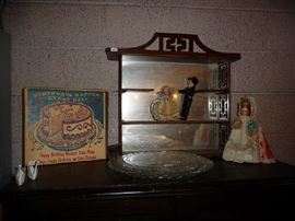 CAKE PLATTERS, WALL SHELF