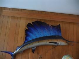 Swordfish Taxidermy 9 Foot, Fin is 22x48