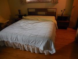 VERY NICE..MCM Danish Cavalier Cut Out Full Size Head Board