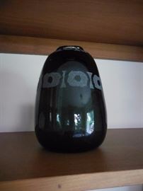 MCM Hand Blown Blenko Vase