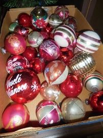 Vintage Glass Ornaments