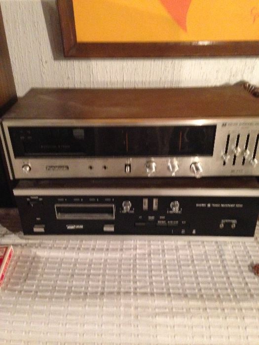 2 vintage 8 track stereos!