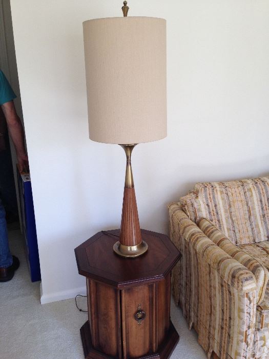 One of 2 matching lamps! I believe the designer is Tony Paul!