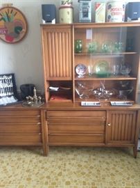 Willett sideboard server with china cabinet!
