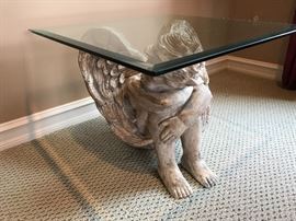 Angel Glass Table 24" x 24" x 17"h
