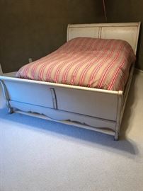 Hand painted Queen Sleigh Bed