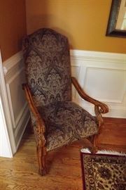 Upholstered dining room chair