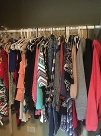 Assorted women's clothes