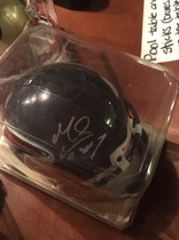 Michael Vick signed helmet-SOLD