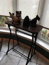 Sewing Table and Doorstops