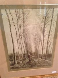 "Poplars" by Van Gogh  - Academy Arts print