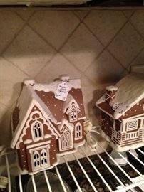 Gingerbread lighted house