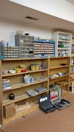Tools, hardware, hardware cabinets. 