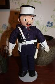 Adorable French police officer figurine