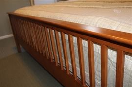 King size teak head board and foot board