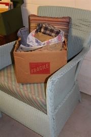 Antique wicker chair