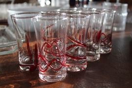 Art glass beautiful shot glasses