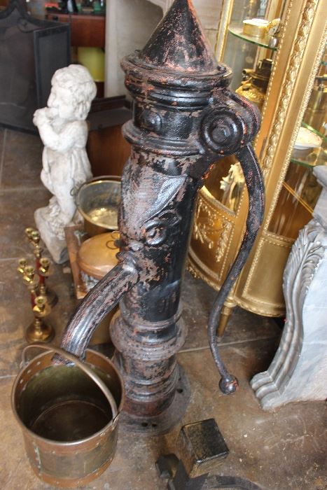 Antique French Dragon Water Pump