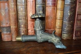 19th Century Antique French "Dragon" aka "Dolphin" Tap/Spout
