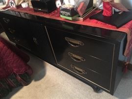 Oriental dresser American of Martinsville mid-century modern design by Draper