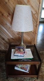 Original 1960's lamp and end table