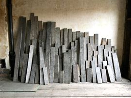 Barn wood/weathered wood/ White Douglas Fir Tongue & Groove Flooring 1880s. Old growth. 