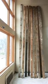 Rough sawn Red Fir framing timbers from 1870s.  