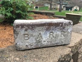 Piles of antique fire bricks