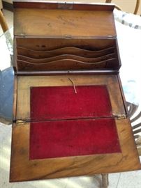 Edwardian Document Writing Desk Open