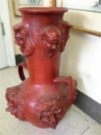 Old Clay Gargoyle Face Jug