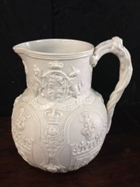 Salt Glazed Cobridge Pottery Commemorative Pitcher