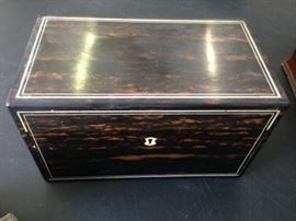 Exotic Wood Tea Caddy