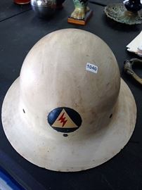 WWII Civil Defense Helmet