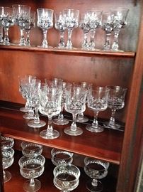 Crystal Stemware signed Kosta
