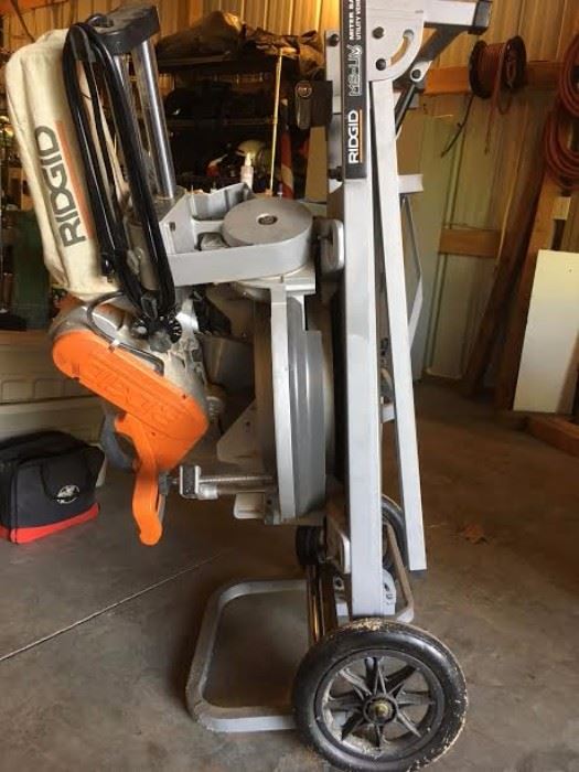 12" Miter saw with mobile stand