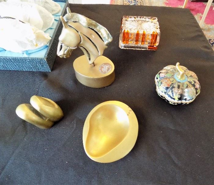 3 BRONZE PIECES SOLD- LOTS OF OTHER TABLE TOP PIECES AVAILABLE PRICED TO GO.