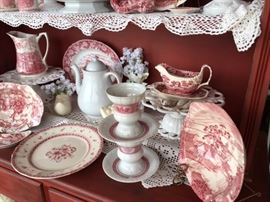 Red Transferware - #3