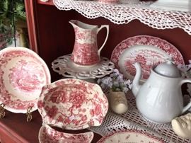 Red Transferware - #4
