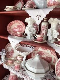 Red Transferware - #2