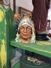 Majolica - Indian War Chief