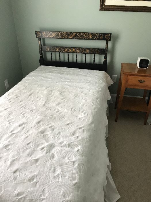 Pair of Hitchcock twin beds